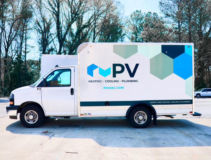 PV Heating and Air van